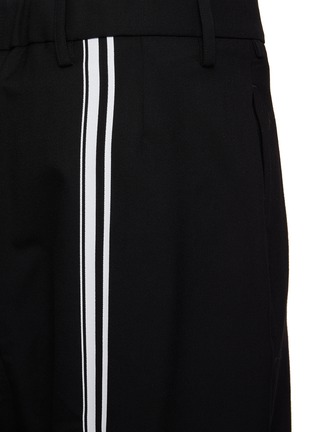  - MORDECAI - Pleated Stripe Side Wool Sartorial Trousers