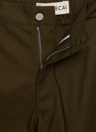 - MORDECAI - Side Zip Cotton Tapered Trousers