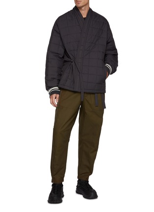 模特儿示范图 - 点击放大 - MORDECAI - Side Zip Cotton Tapered Trousers