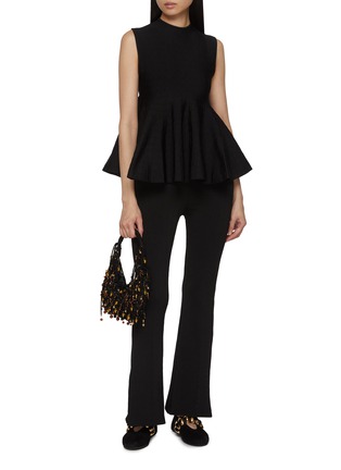 模特儿示范图 - 点击放大 - PEPA POMBO - Nero Flared Pants
