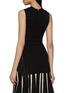 背面 - 点击放大 - PEPA POMBO - Vesa Sleeveless Asymmetrical Fringe Knit Top
