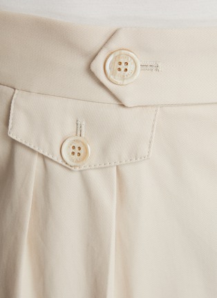  - BRUNELLO CUCINELLI - 可调节纯棉直筒长裤