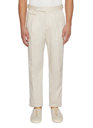 BRUNELLO CUCINELLI | 可调节纯棉直筒长裤