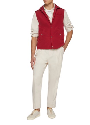 BRUNELLO CUCINELLI | 可调节纯棉直筒长裤