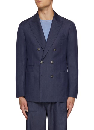 首图 - 点击放大 - BRUNELLO CUCINELLI - 双排扣西装夹克