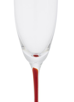 细节 –点击放大 - RIEDEL - Sommeliers Black Tie Red Series Champagne Wine Glass