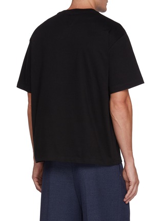 背面 - 点击放大 - BOTTEGA VENETA - Intrecciato Insert Pocket Cotton T-shirt
