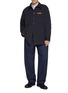 模特儿示范图 - 点击放大 - BOTTEGA VENETA - Intrecciato Pocket Insert Quilted Shirt Jacket