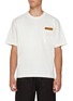 首图 - 点击放大 - BOTTEGA VENETA - Intrecciato Pocket Insert Cotton T-shirt