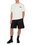 模特儿示范图 - 点击放大 - BOTTEGA VENETA - Intrecciato Pocket Insert Cotton T-shirt