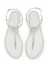 细节 - 点击放大 - RENÉ CAOVILLA - Caterina Flat Satin Crystal Strass Thong Sandals