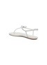  - RENÉ CAOVILLA - Caterina Flat Satin Crystal Strass Thong Sandals