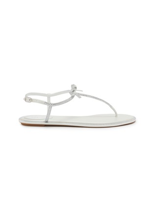 首图 - 点击放大 - RENÉ CAOVILLA - Caterina Flat Satin Crystal Strass Thong Sandals
