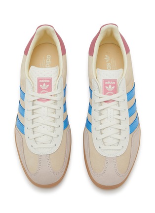 细节 - 点击放大 - ADIDAS - 男款 GAZELLE INDOOR 绒面皮运动鞋