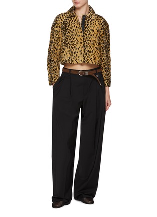 模特儿示范图 - 点击放大 - NACKIYÉ - Pixie Cropped  Cotton Jacket