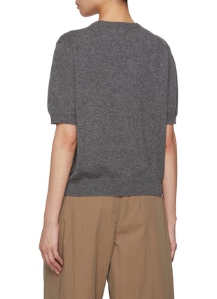 背面 - 点击放大 - NACKIYÉ - Pearl Crewneck Cashmere Knit Top