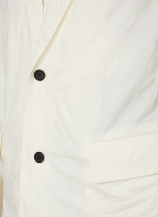  - J∞QUALITY  - Notch Lapel Cotton Blend Easy Jacket