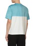 背面 - 点击放大 - J∞QUALITY  - Crewneck Turquoise Cotton T-Shirt