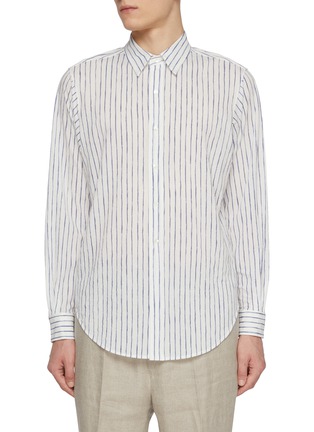 首图 - 点击放大 - J∞QUALITY  - Striped Cotton Shirt