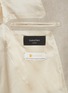  - J∞QUALITY  - Double Breasted Peak Lapel Linen Oxford Blazer