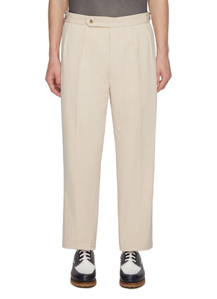首图 - 点击放大 - J∞QUALITY  - Double Pleated Cotton Wide Leg Pants