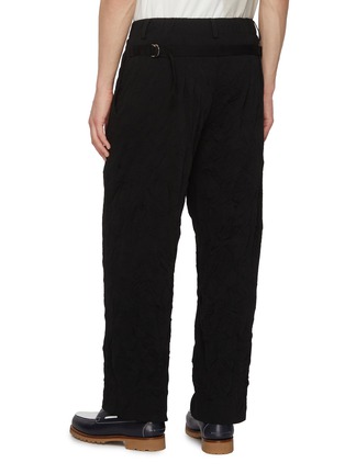背面 - 点击放大 - J∞QUALITY  - Elasticated Cotton Blend Straight Pants