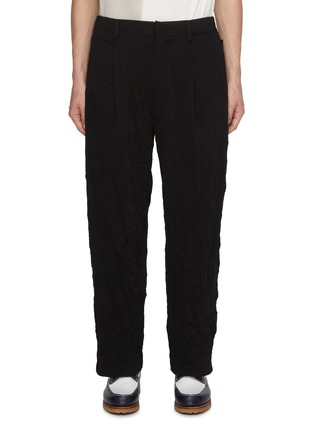 首图 - 点击放大 - J∞QUALITY  - Elasticated Cotton Blend Straight Pants