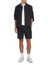 模特儿示范图 - 点击放大 - RAG & BONE - Haydon Linen Shorts