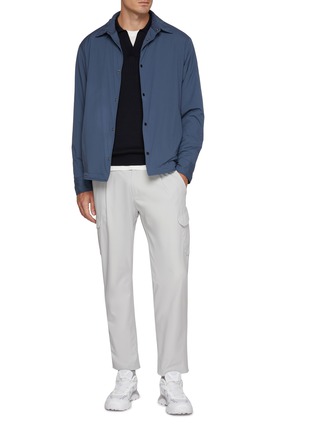 模特儿示范图 - 点击放大 - PAUL & SHARK - Button Up Shirt Jacket