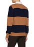 背面 - 点击放大 - PAUL & SHARK - Colot Borader Wool Cashmere Polo Shirt