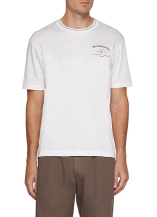 首图 - 点击放大 - PAUL & SHARK - Riviera X-Soft Logo Embroidered Crewneck T-Shirt