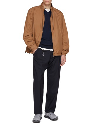 模特儿示范图 - 点击放大 - PAUL & SHARK - Reversible Zip Up Jacket