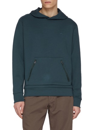 首图 - 点击放大 - PAUL & SHARK - Embroidered Fin Supima Fleece Hoodie