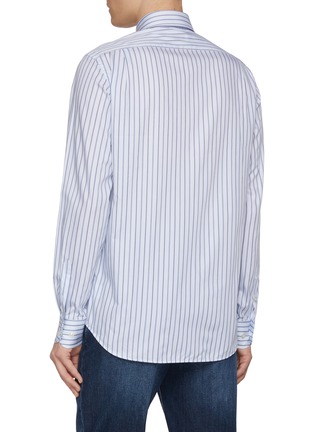 背面 - 点击放大 - PAUL & SHARK - Striped Supima Cotton Shirt
