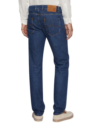 背面 - 点击放大 - PAUL & SHARK - Golden Rivet Stretch Denim Jeans