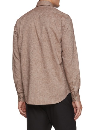 背面 - 点击放大 - PAUL & SHARK - Riviera Cotton Linen Shirt