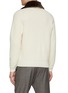 背面 - 点击放大 - PAUL & SHARK - Shearling Collar Knitted Wool Blend Jacket