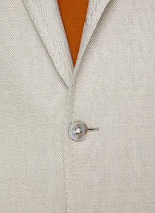 细节 - 点击放大 - RING JACKET - Herringbone Single Breasted Blazer