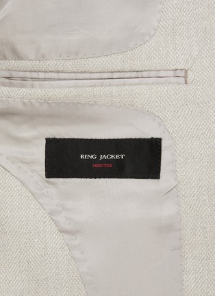  - RING JACKET - Herringbone Single Breasted Blazer