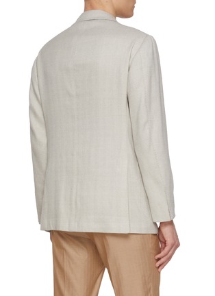 背面 - 点击放大 - RING JACKET - Herringbone Single Breasted Blazer
