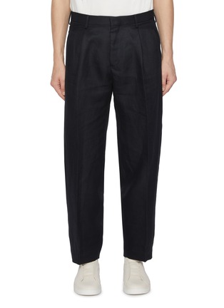首图 - 点击放大 - INCOTEX - Seamless Flat Front Linen Pants