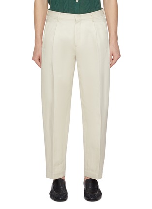 首图 - 点击放大 - INCOTEX - Seamless Flat Front Linen Pants