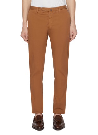 首图 - 点击放大 - INCOTEX - Royal Batavia Cotton Stretch Pants
