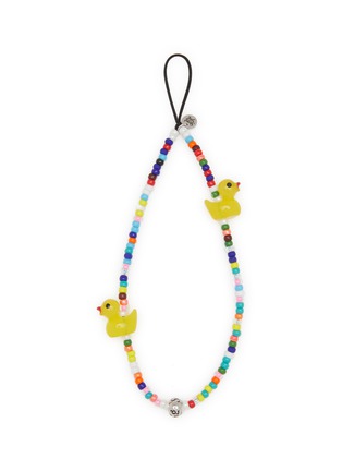 首图 - 点击放大 - STRING TING - Love Bead Ducky Wristlet Phone Strap