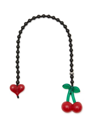 首图 - 点击放大 - STRING TING - Cherry Drop Obsidian Bag Charm