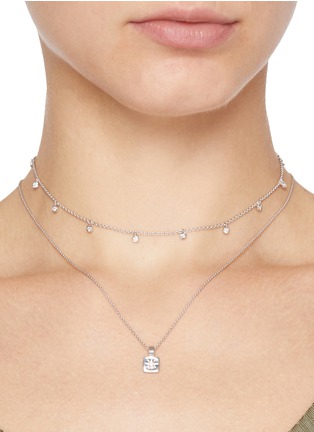 模特儿示范图 - 点击放大 - MISSOMA - 星际流苏锁骨项链