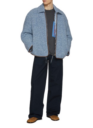 模特儿示范图 - 点击放大 - LOEWE - Anagram Pocket Relaxed Sweater