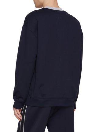 背面 - 点击放大 - LOEWE - Layered Varsity Cotton T-Shirt Sweatshirt
