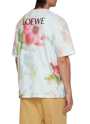 背面 - 点击放大 - LOEWE - Watercolour Flower Loose Fit Cotton T-shirt