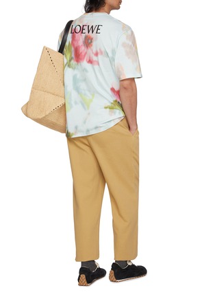 模特儿示范图 - 点击放大 - LOEWE - Watercolour Flower Loose Fit Cotton T-shirt